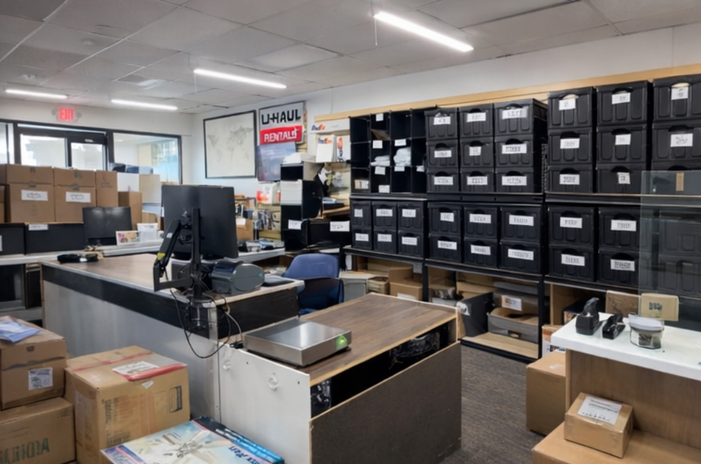 GlobalBox Miami - entrada de la bodega